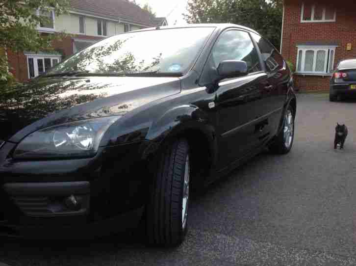2007 FORD FOCUS ZETEC CLIMATE 1.6 TiCVT PETROL BLACK 1 OWNER FSH EXCELLENT COND