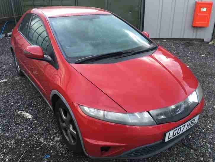 2007 HONDA CIVIC SE I-VTEC 5DR HATCHBACK 6 SPEED MANUAL PETROL *NO KEY