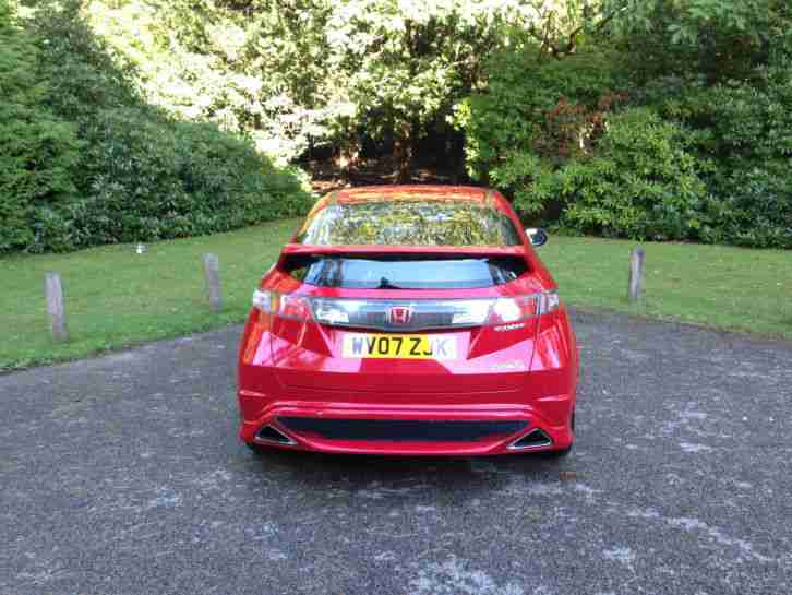 2007 HONDA CIVIC TYPE R GT I-VTEC 3 DOOR HATCHBACK RED