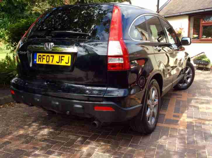 2007 HONDA CR-V EX I-VTEC BLACK. Petrol. 1 previous owner. BARGAIN!