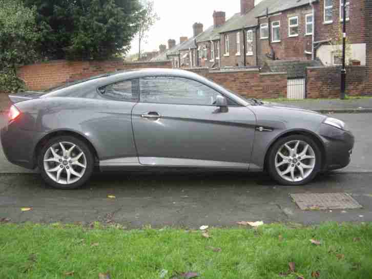 2007 HYUNDAI COUPE 2.0 SIII GREY FULL RED LEATHER HPI CLEAR