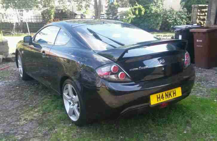 2007 HYUNDAI COUPE SIII 1.6L BLACK WITH RX8 ALLOY WHEELS