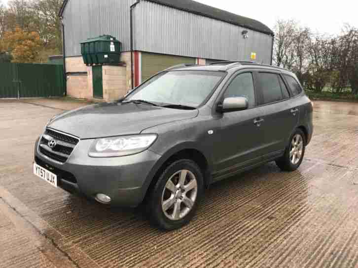 2007 HYUNDAI SANTA FE CDX DIESEL 7 SEATS SPARES OR REPAIRS