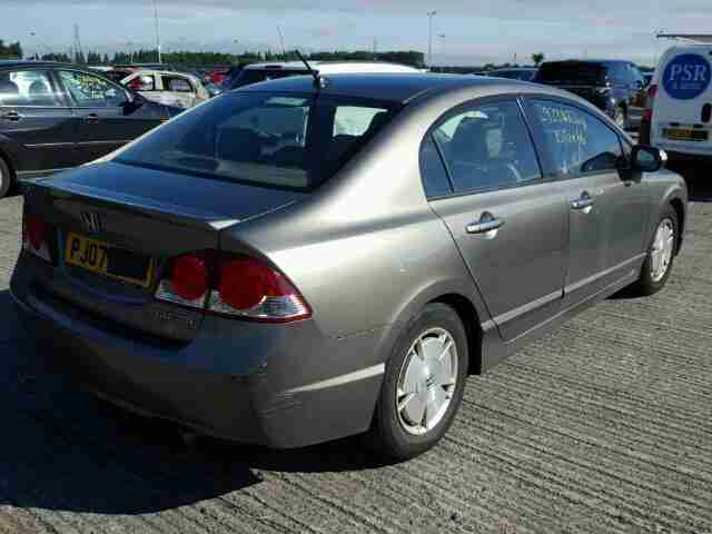 2007 Honda Civic 1.4 I-Dsi Es 4Dr Ima Cvt Auto Hybrid Saloon