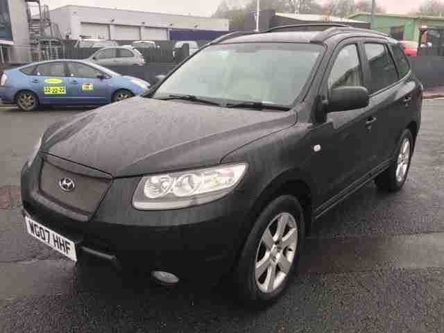 2007 Hyundai Santa Fe 2.2 CRTD CDX+ Station Wagon 5dr (7 Seats) Diesel black Aut