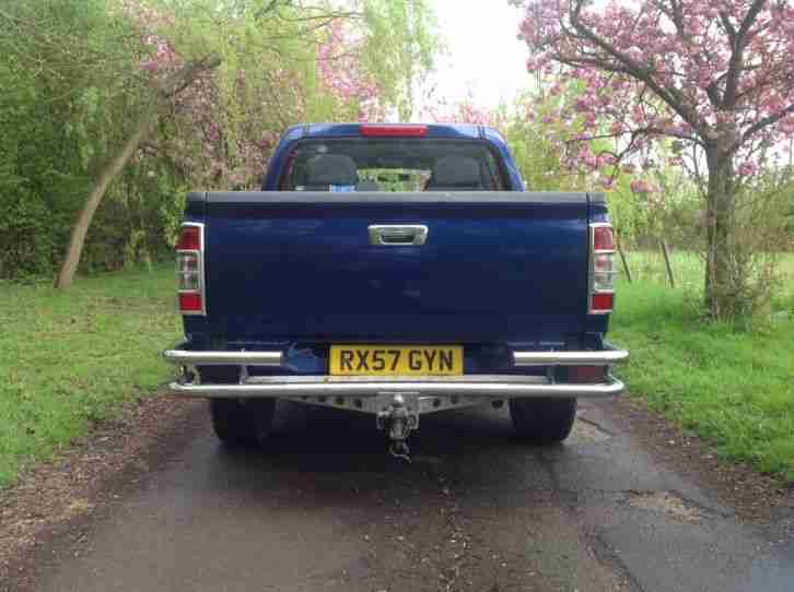 2007 ISUZU TRUCK BLUE 57 PLATE RODEO D MAX LTD EDITION 4 X 4 AUTOMATIC, TOWBAR