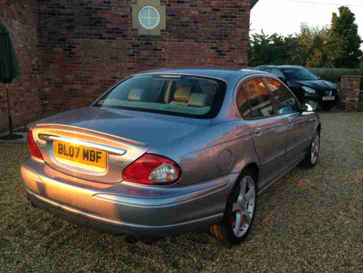 2007 JAGUAR X-TYPE SPORT PREMIUM AWD ARCTIC BLUE LEATHER SAT NAV