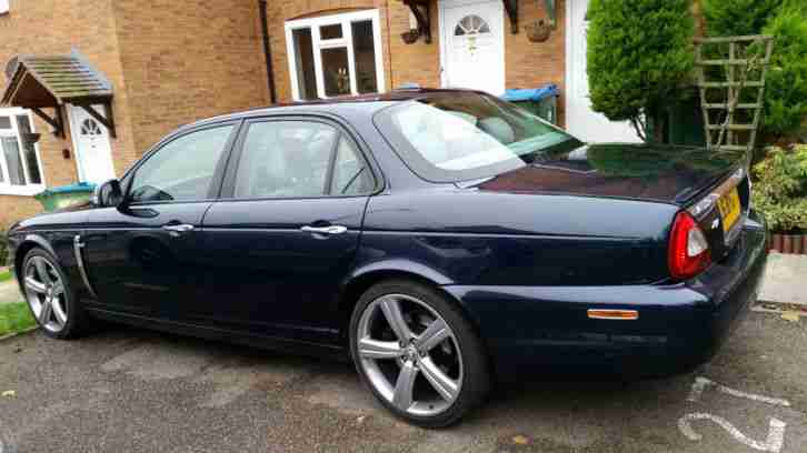 2007 JAGUAR XJ SPORT PREMIUM TDVI A BLUE, SUNROOF