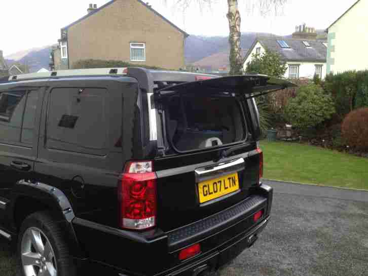 2007 JEEP COMMANDER LIMITED CRD A BLACK