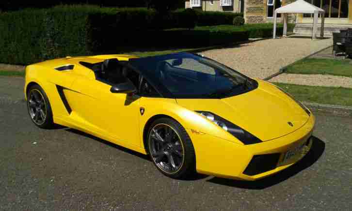 2007 LAMBORGHINI GALLARDO SPYDER AUTO RARE EDITION WITH CARBON CERAMIC BRAKES