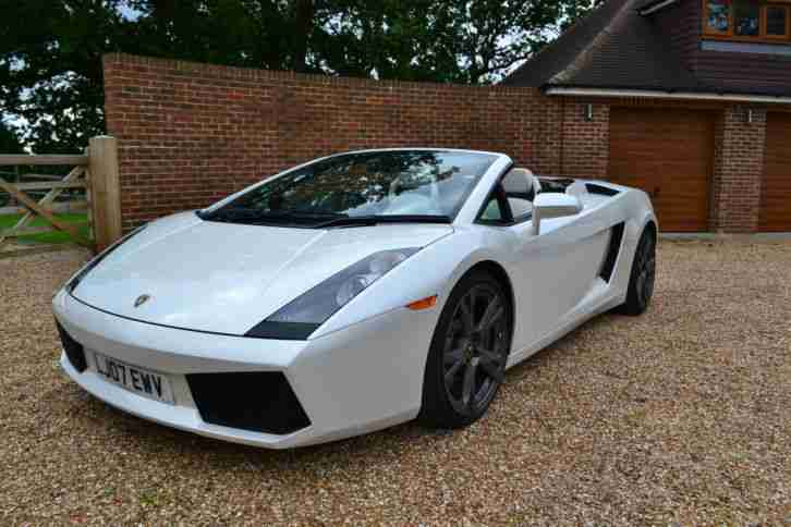 2007 GALLARDO SPYDER AUTO WHITE