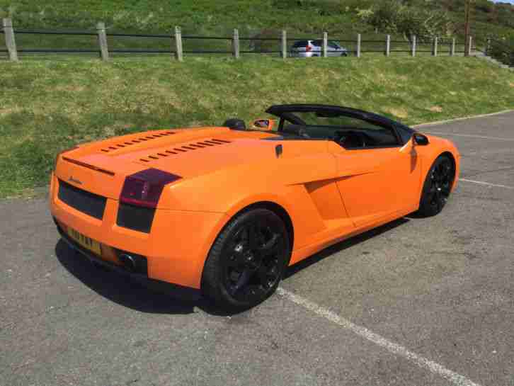 2007 LAMBORGHINI GALLARDO SPYDER MANUAL, FSH, GREAT SPEC, LOW MILES, NEW CLUTCH