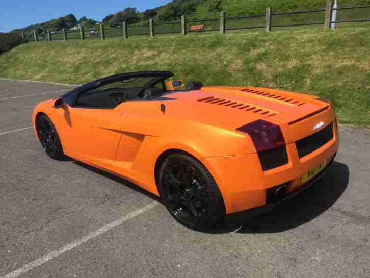 2007 LAMBORGHINI GALLARDO SPYDER MANUAL, FSH, GREAT SPEC, LOW MILES, NEW CLUTCH