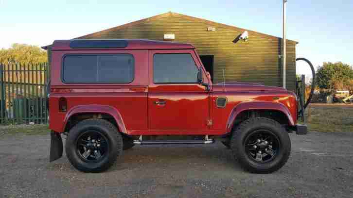 2007 LAND ROVER DEFENDER 90 COUNTY HT SWB RED