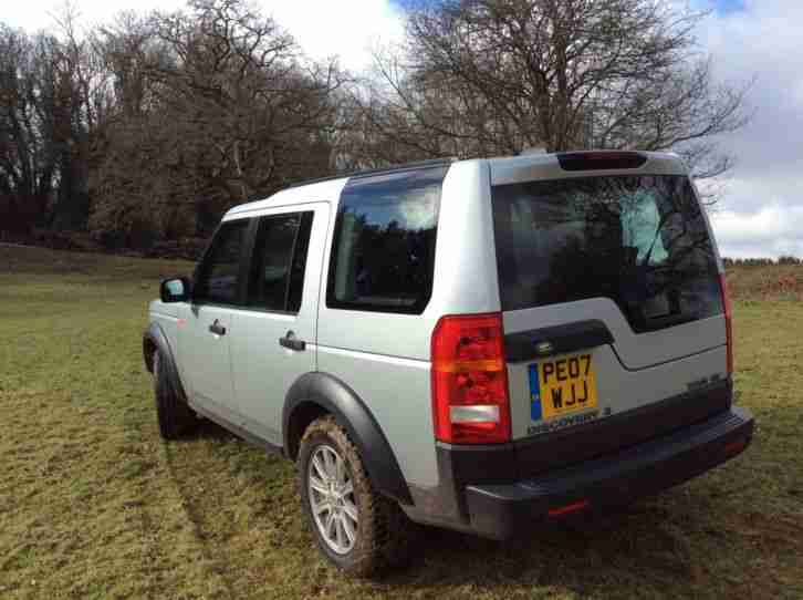 2007 LAND ROVER DISCOVERY TDV6 SE A SILVER 7 SEATS