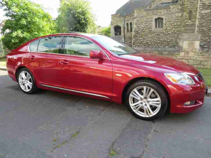 2007 LEXUS GS 450H SE L A RED