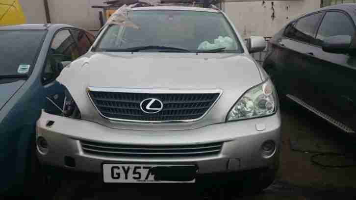 2007 LEXUS RX400H SE-L CVT hybrid damaged spares or repairs