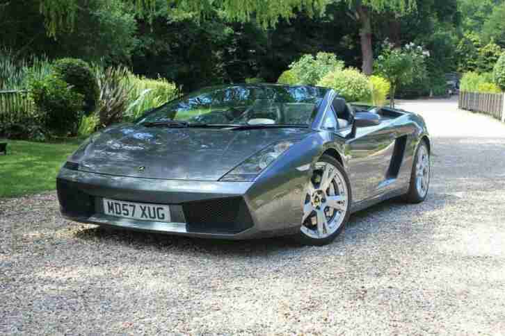 2007 Lamborghini Gallardo 5.0 V10 Spyder E Gear 4WD 2dr