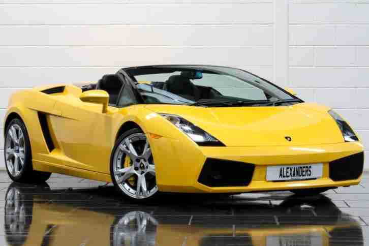 2007 Lamborghini Gallardo 5.0 V10 Spyder E Gear Petrol yellow Automatic