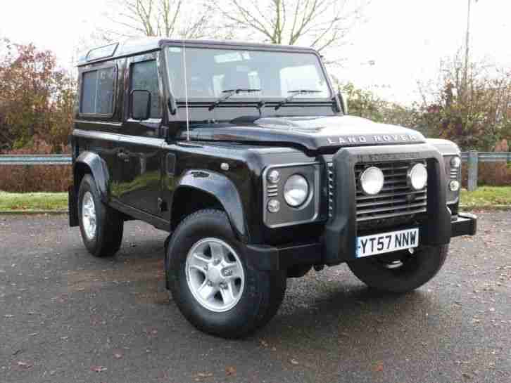 2007 Land Rover Defender 90 Xs Sw Swb Diesel Black Manual