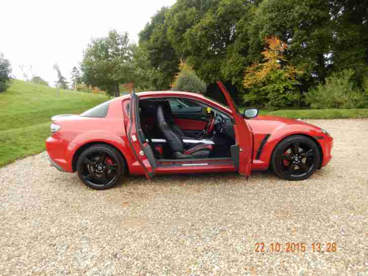 2007 MAZDA RX-8 RX8 231 PS RED BLACK ALLOYS FSH 2 OWNERS