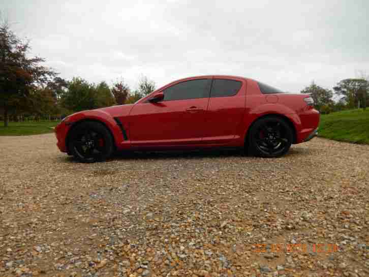 2007 MAZDA RX-8 RX8 231 PS RED BLACK ALLOYS FSH 2 OWNERS