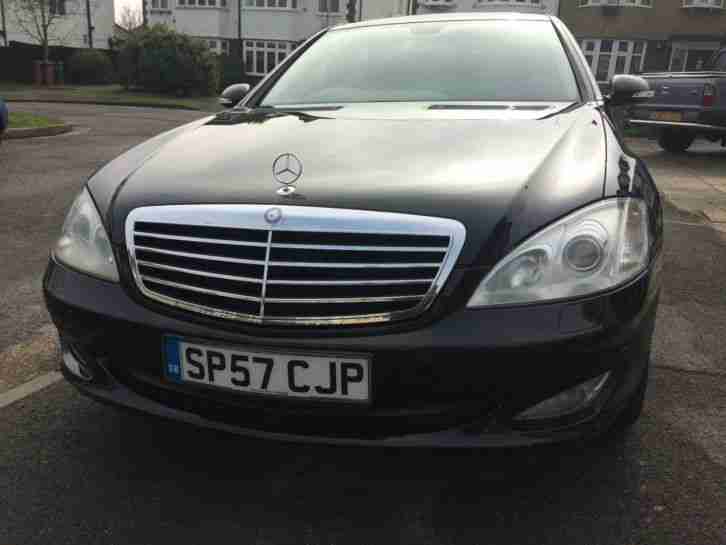 2007 MERCEDES BENZ S320 3.0CDI L AUTO Diesel 4dr Saloon,BLACK Color,114000 Miles