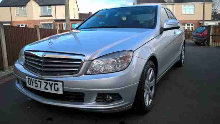 2007 MERCEDES C180 SE KOMPRESSOR SILVER