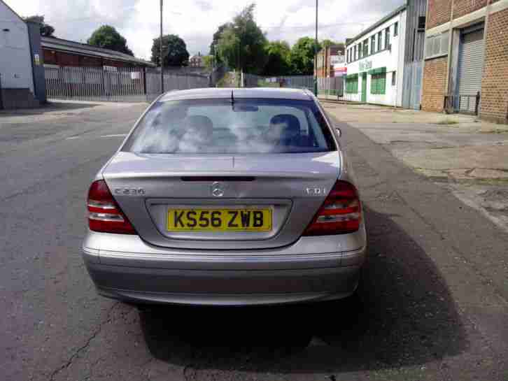 2007 MERCEDES C220 CDI AVANTGDE SE AUTOMATIC SILVER DAMAGED REPAIRABLE SALVAGE