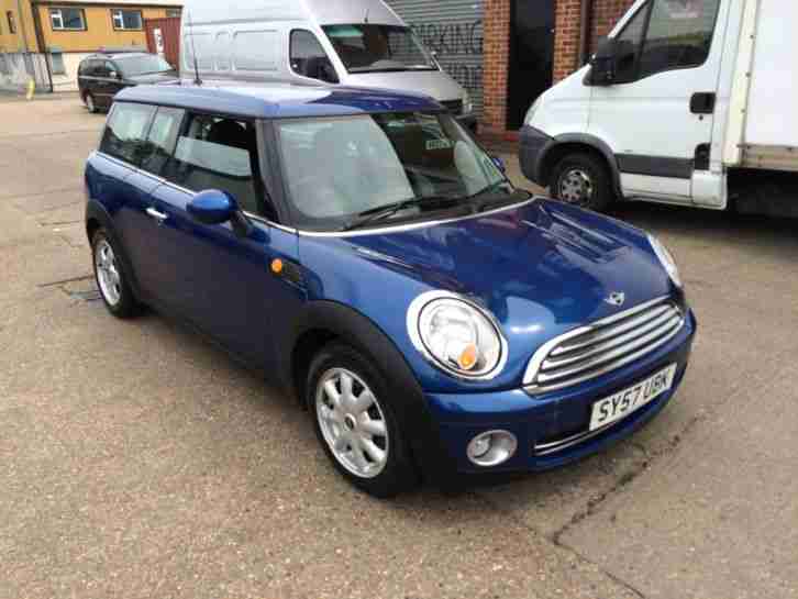 2007 MINI COOPER AUTO 1.6 CLUBMAN LIGHT COSMETIC DAMAGED SALVAGE REPAIRABLE