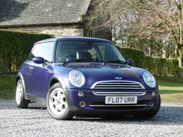 2007 COOPER AUTO BLUE PAN ROOF EXCELLENT