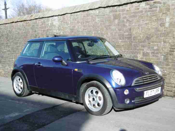 2007 MINI COOPER AUTO BLUE PAN ROOF EXCELLENT CONDITION LOW MILES PX SWAP SWOP