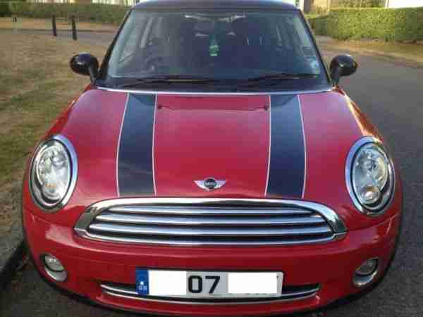 2007 COOPER AUTO RED