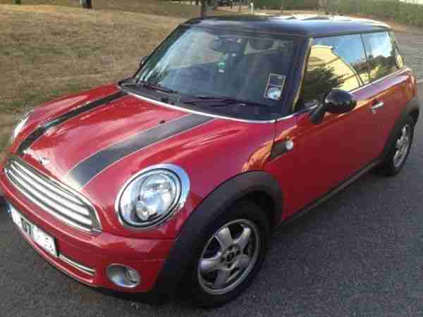 2007 MINI COOPER AUTO RED