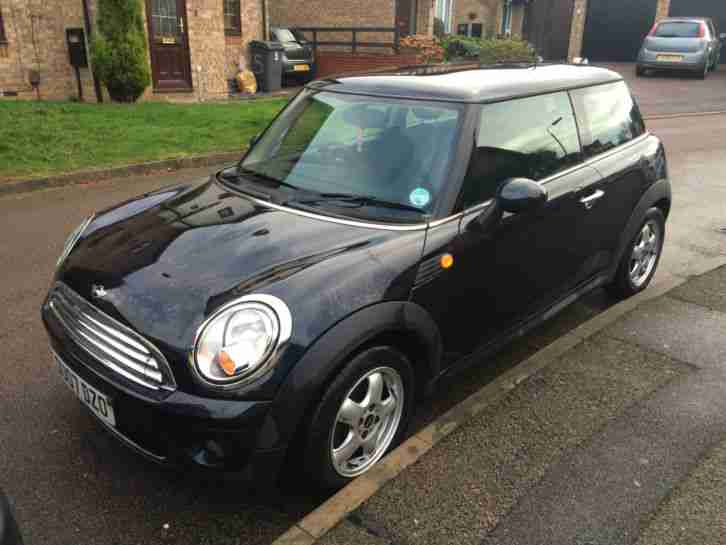 2007 MINI COOPER BLACK LOW MILEAGE SPARES OR REPAIRS NONE RUNNER