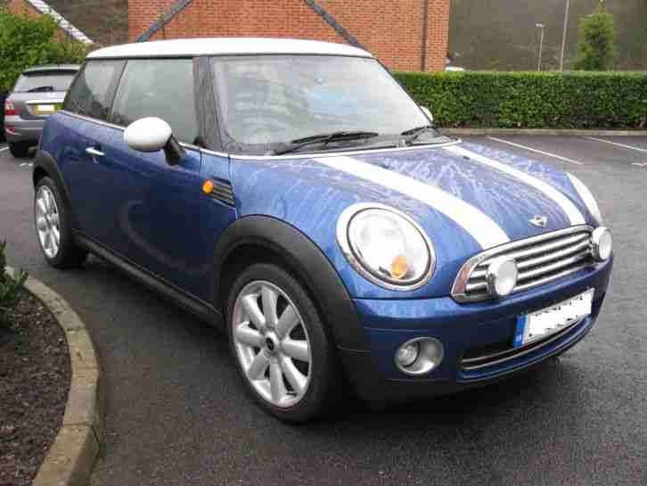 2007 MINI COOPER BLUE