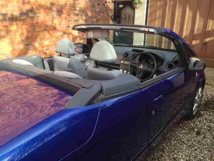 2007 MITSUBISHI COLT CONVERTIBLE BLUE 1.5 PETROL *LOW MILES* *LONG MOT*