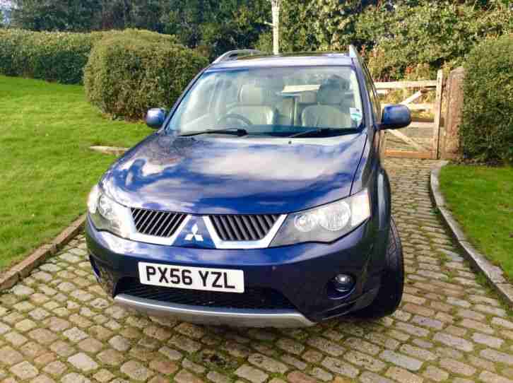 2007 MITSUBISHI OUTLANDER ELEGANCE DI-D BLUE
