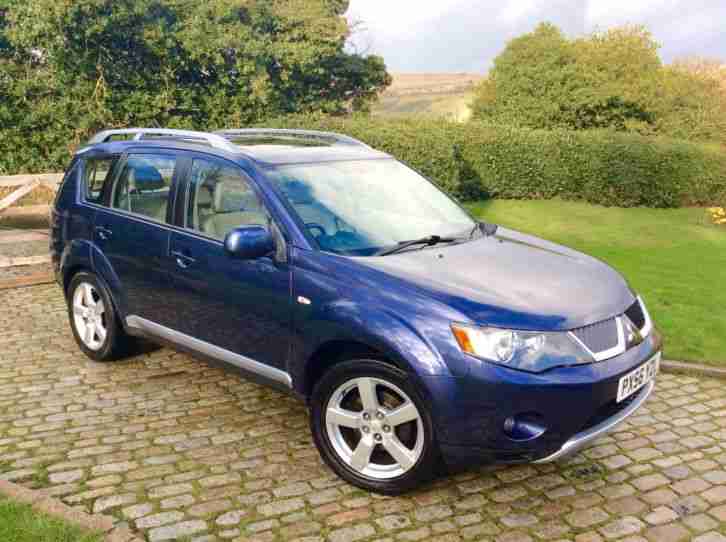 2007 MITSUBISHI OUTLANDER ELEGANCE DI-D BLUE