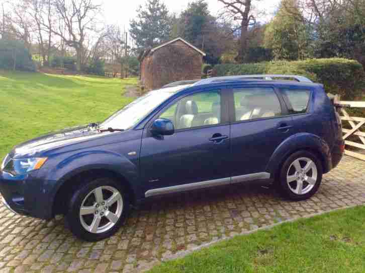 2007 MITSUBISHI OUTLANDER ELEGANCE DI-D BLUE