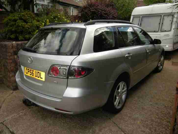 2007 Mazda 6 2.0 Diesel Estate TS 143 BHP Silver Long MOT Excellent Condition.