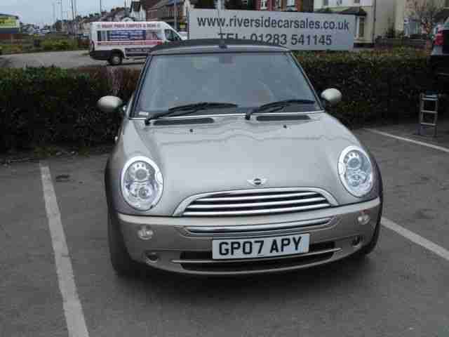 2007 Mini Convertible 1.6 Cooper Sidewalk 2dr 2 door Convertible