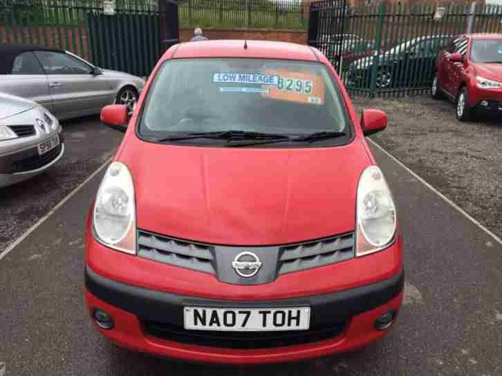 2007 Nissan Note 1.4 SE 5dr service history 5 door MPV