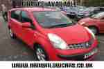 2007 Note 1.4 SE 5dr service history 5