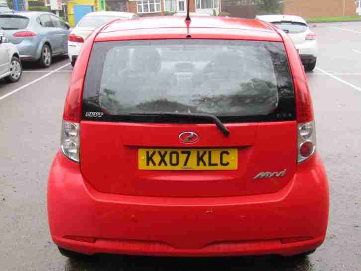 2007 PERODUA MYVI SXI RED (SIMILAR TO DAIHATSU SIRION)