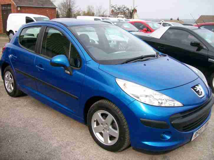 2007 PEUGEOT 207 S 1.4 16v 5 DOOR BLUE MET