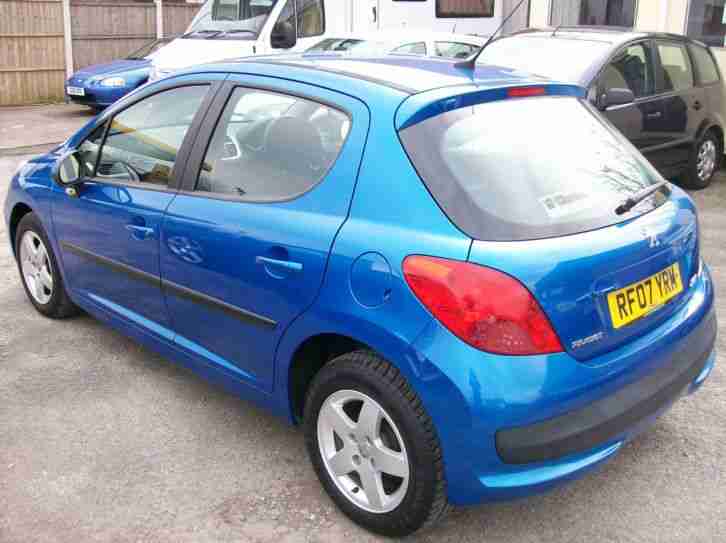 2007 PEUGEOT 207 S 1.4 16v 5 DOOR BLUE MET