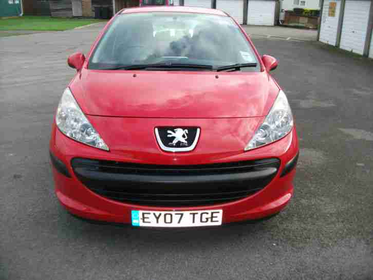 2007 PEUGEOT 207 S 1.6 HDI 90 RED 2007