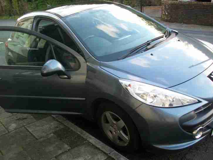 2007 PEUGEOT 207 SPORT,57 PLATE,GREY,PANORAMIC ROOF,LOW MILEAGE