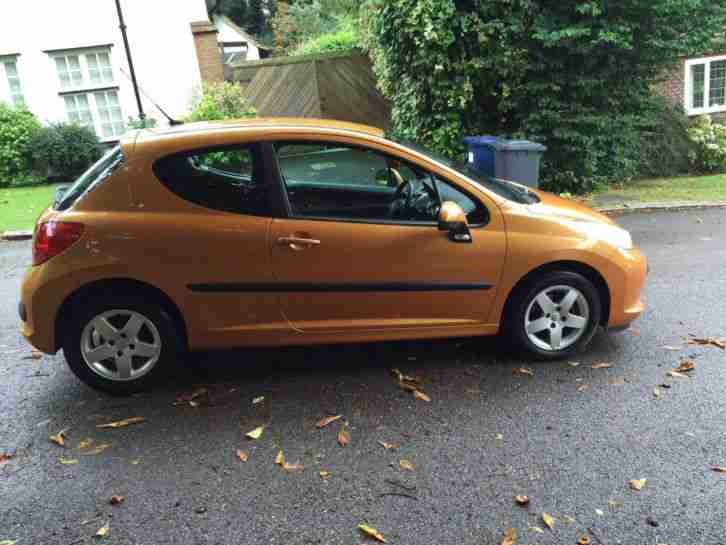 2007 PEUGEOT 207 SPORT ORANGE